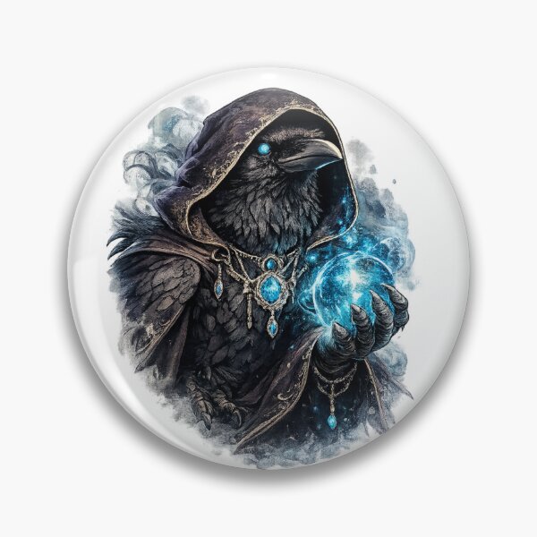 Item preview, Mystic Raven Sorcerer designed and sold by VerdePegajoso.