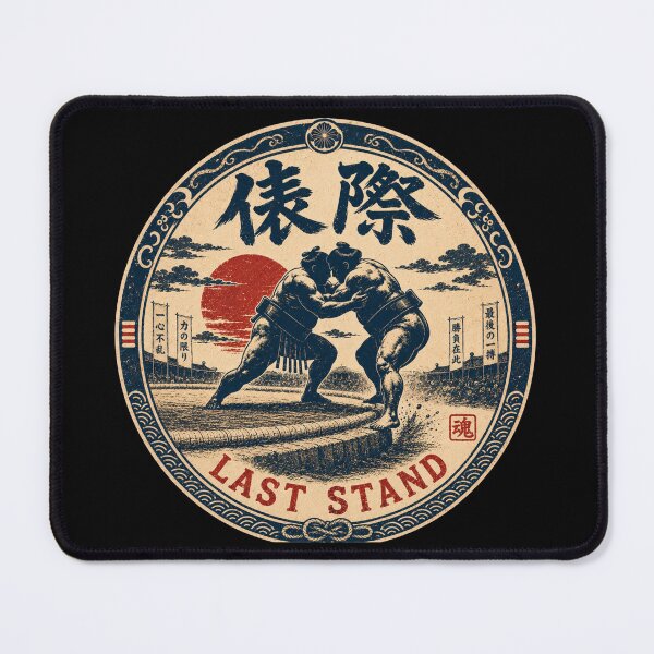 Item preview, Sumo Wrestling Sticker — Tawaragiwa 俵際 Vintage Japanese Sumo Art designed and sold by Locker39.