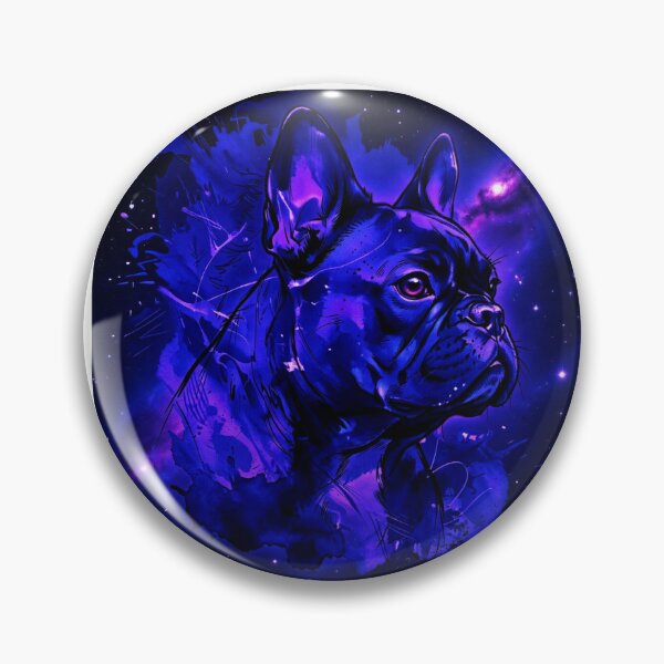 Item preview, Space Universe Dog Portrait with Stars and Nebula Art designed and sold by shallia.