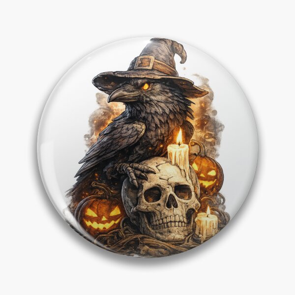 Item preview, Halloween Witch Raven designed and sold by VerdePegajoso.