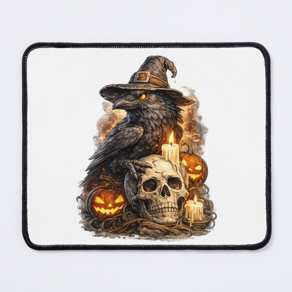Item preview, Halloween Witch Raven designed and sold by VerdePegajoso.
