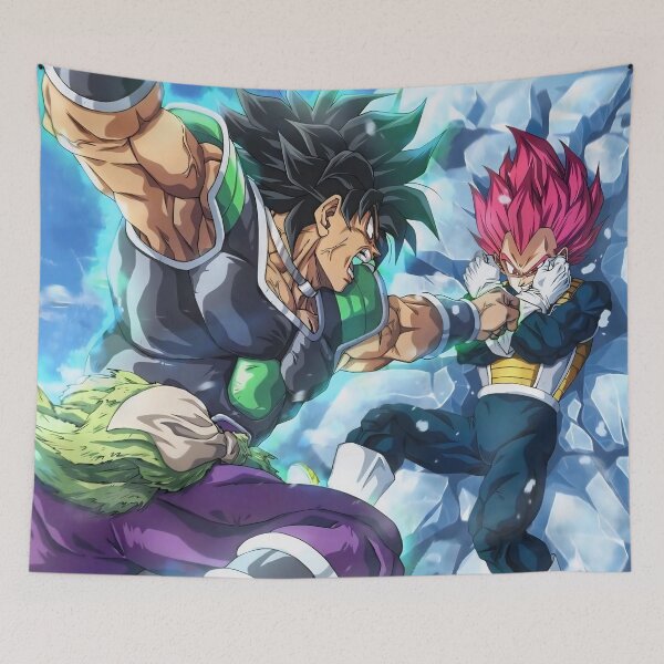 Item preview, Ultimate Warrior Clash – Blue vs Green Energy Artwork designed and sold by PosterFuel.