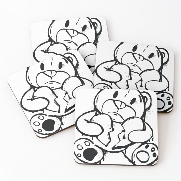Item preview, Sad Sitting Teddy Bear With Oversized Paws designed and sold by ndesigne.