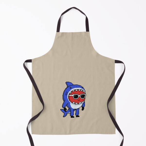 Item preview, Apple Pixel in a Shark Costume (BL) designed and sold by White Rim Mates.
