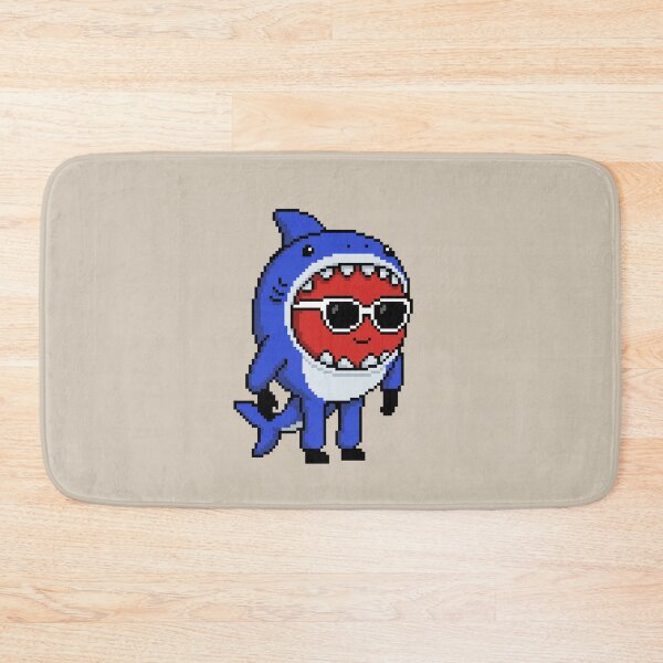 Item preview, Apple Pixel in a Shark Costume (BL) designed and sold by White Rim Mates.