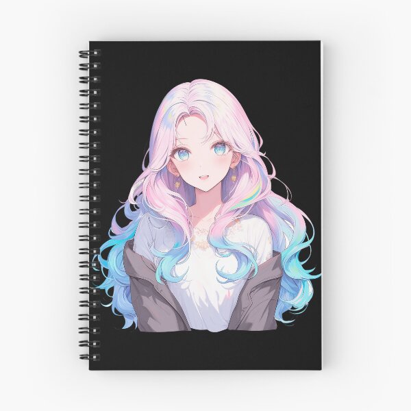 Item preview, Lovely Celeste – Dreamy Rainbow Anime Girl designed and sold by bella-rosa87.