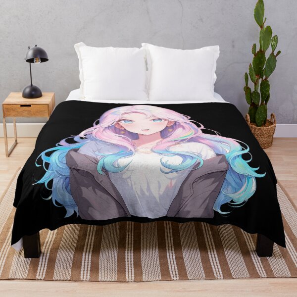 Item preview, Lovely Celeste – Dreamy Rainbow Anime Girl designed and sold by bella-rosa87.