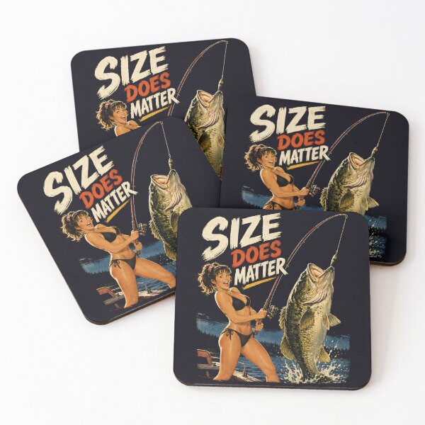 Item preview, Size Does Matter Largemouth Bass Fishing Humor designed and sold by Victor Shadehorn.