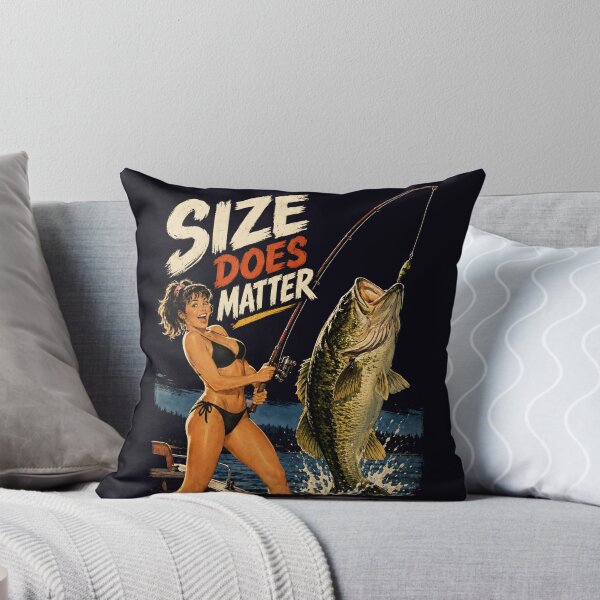 Item preview, Size Does Matter Largemouth Bass Fishing Humor designed and sold by Victor Shadehorn.