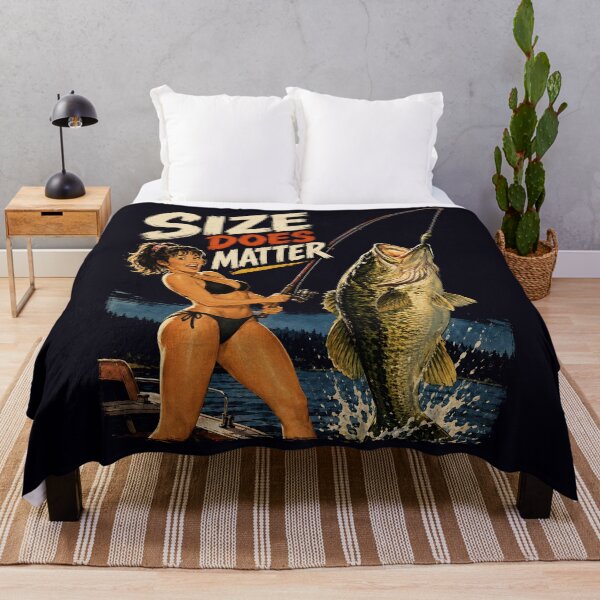 Item preview, Size Does Matter Largemouth Bass Fishing Humor designed and sold by Victor Shadehorn.