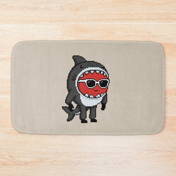 Item preview, Apple Pixel in a Shark Costume (BK) designed and sold by White Rim Mates.