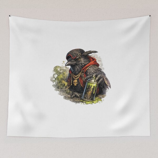 Item preview, Graffiti Artist Crow designed and sold by VerdePegajoso.
