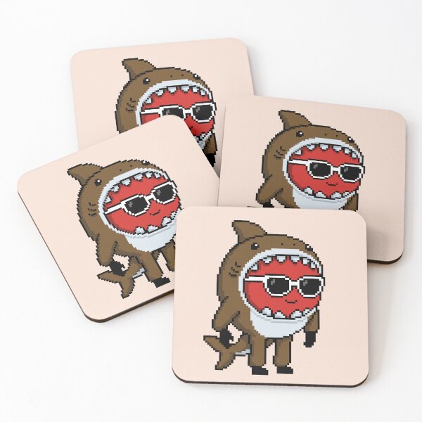 Item preview, Apple Pixel in a Shark Costume (BR) designed and sold by White Rim Mates.