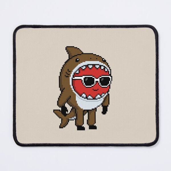 Item preview, Apple Pixel in a Shark Costume (BR) designed and sold by White Rim Mates.