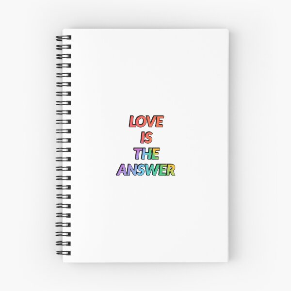 Item preview, Love Is The Answer LGBTQ rainbow gay pride designed and sold by Inspirationmotivation.