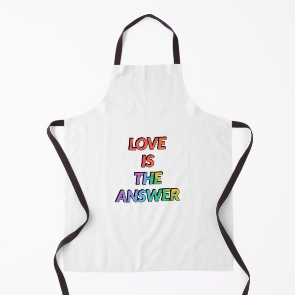 Item preview, Love Is The Answer LGBTQ rainbow gay pride designed and sold by Inspirationmotivation.