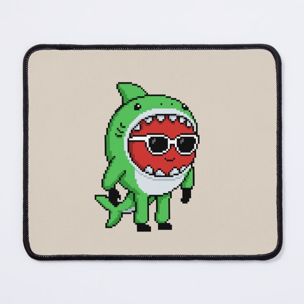 Item preview, Apple Pixel in a Shark Costume (GN) designed and sold by White Rim Mates.