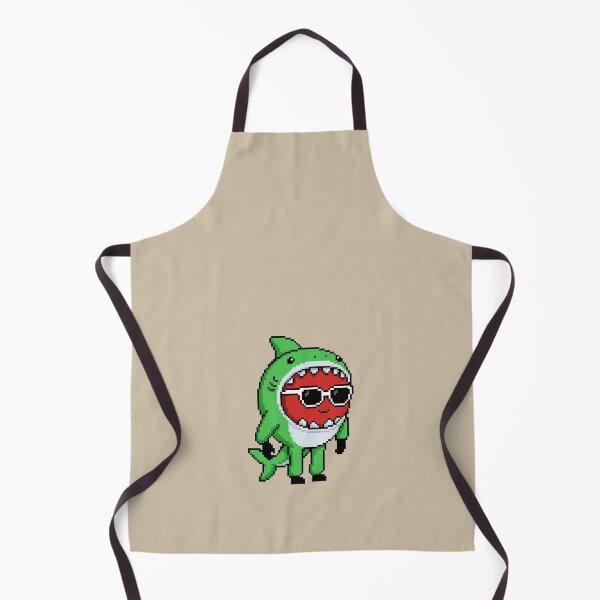 Item preview, Apple Pixel in a Shark Costume (GN) designed and sold by White Rim Mates.