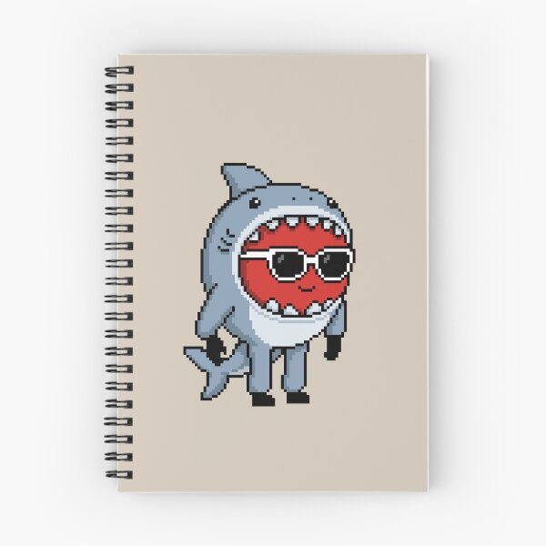 Item preview, Apple Pixel in a Shark Costume (GY) designed and sold by White Rim Mates.