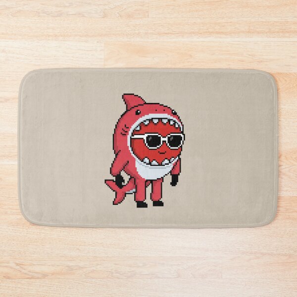 Item preview, Apple Pixel in a Shark Costume (RD) designed and sold by White Rim Mates.