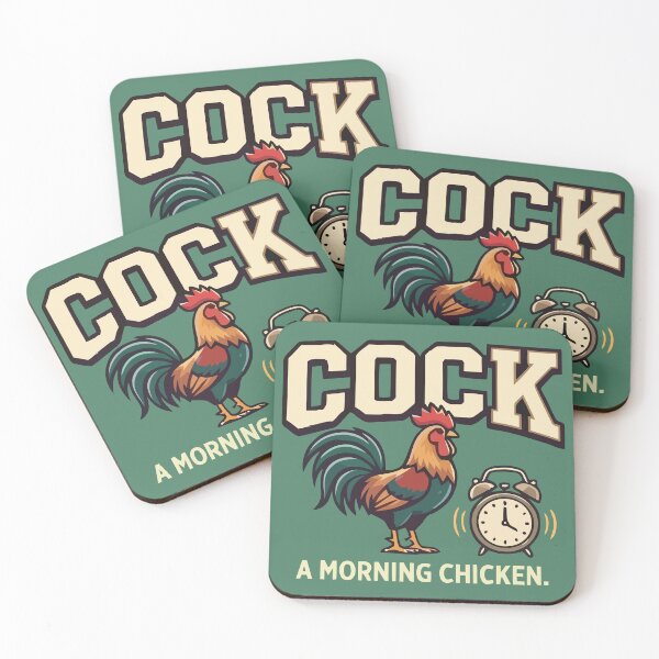Item preview, Funny Cock A Morning Chicken Rooster Alarm Clock Joke designed and sold by Amir Faysal.