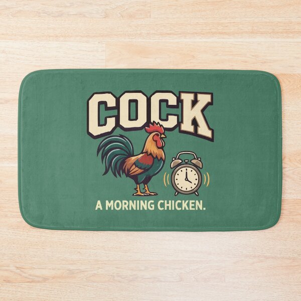 Item preview, Funny Cock A Morning Chicken Rooster Alarm Clock Joke designed and sold by Amir Faysal.