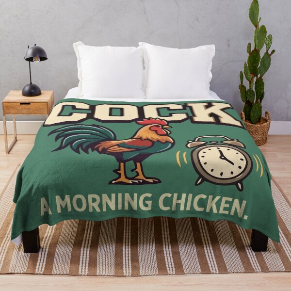 Item preview, Funny Cock A Morning Chicken Rooster Alarm Clock Joke designed and sold by Amir Faysal.