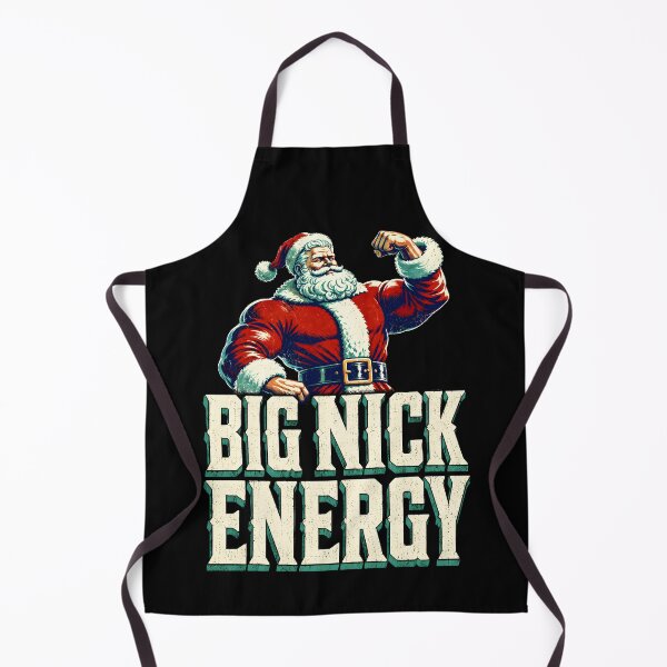 Item preview, Big Nick Energy Muscular Santa Christmas Humor designed and sold by Victor Shadehorn.
