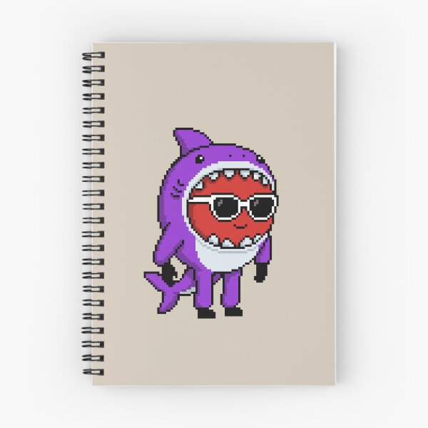 Item preview, Apple Pixel in a Shark Costume (PP) designed and sold by White Rim Mates.