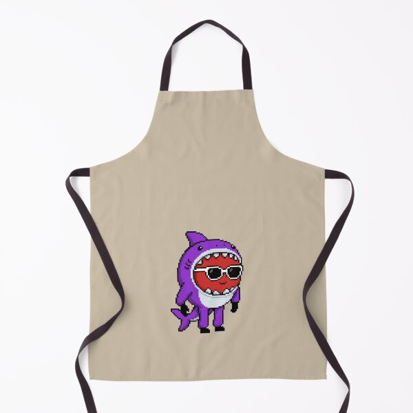 Item preview, Apple Pixel in a Shark Costume (PP) designed and sold by White Rim Mates.