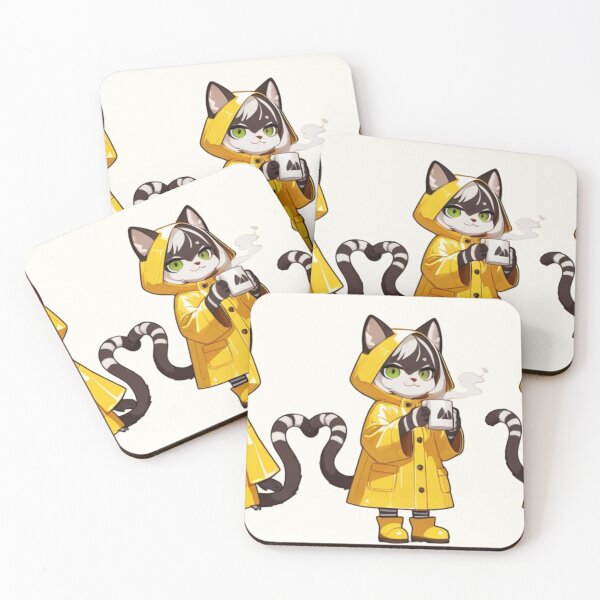 Item preview, Cozy Rainy Day Cats designed and sold by BLUESKY11a.