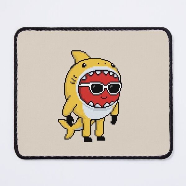 Item preview, Apple Pixel in a Shark Costume (YL) designed and sold by White Rim Mates.