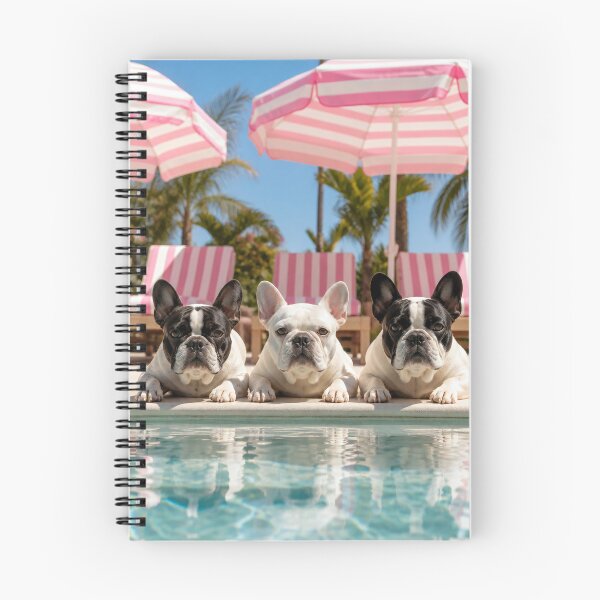 Item preview, French Bulldog Wall Art For Pool House Decor Funny Resort Dog Print Luxury Vacation Home Artwork Coastal Summer Poster Beach Gift Idea designed and sold by Kzara Visual.