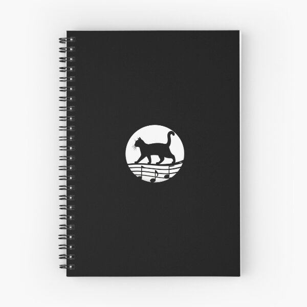 Item preview, Cat on the Music Staff | Black Cat Melody designed and sold by lbl-shop.