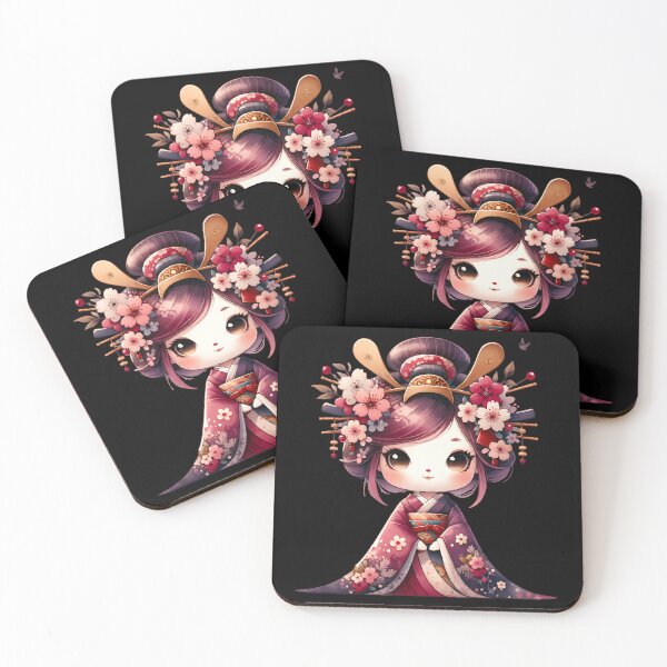 Item preview, Cute Japanese Geisha designed and sold by NPStudio.