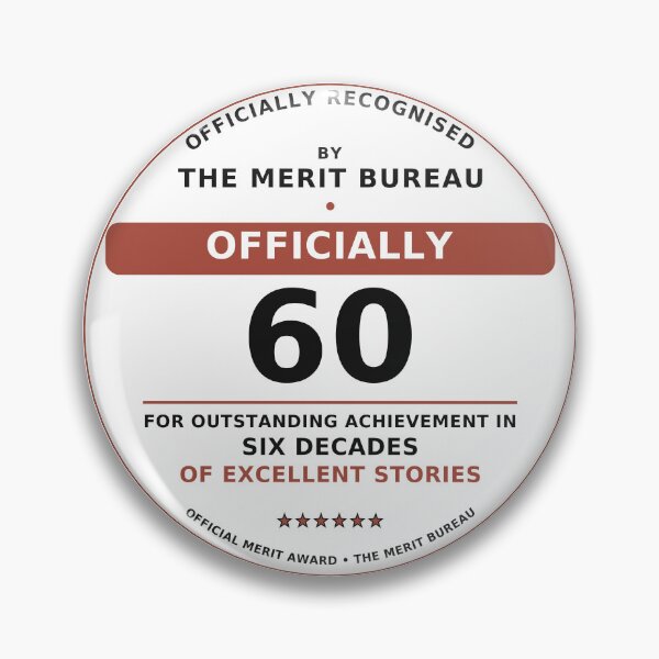 Item preview, 60th Birthday Gift | Officially 60 Funny Milestone Birthday Award designed and sold by TheMeritBureau.