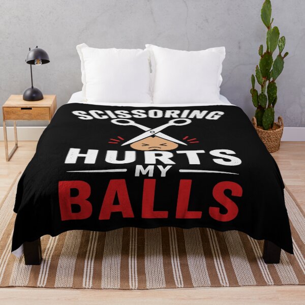 Item preview, Scissoring Hurts My Balls designed and sold by 76Valeria.