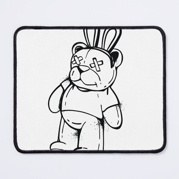 Item preview, Sad Bunny Character With Crossed Eyes designed and sold by ndesigne.