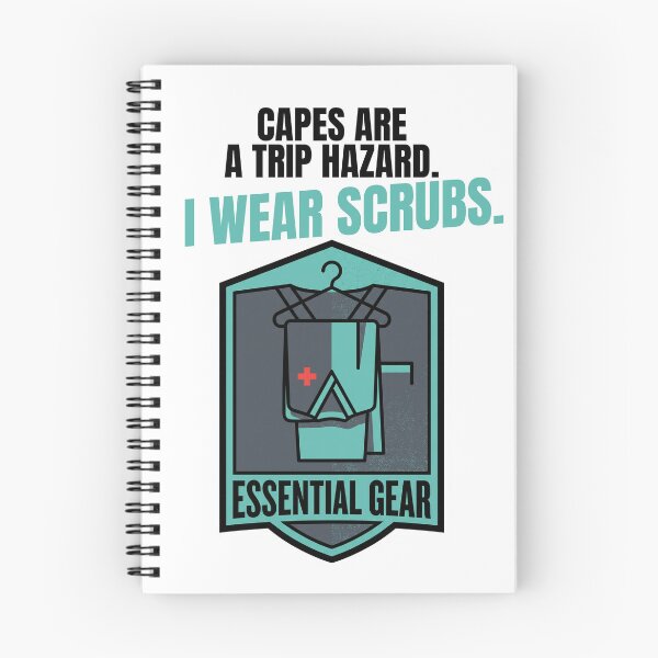 Item preview, Capes Are A Trip Hazard Nurse Badge designed and sold by NullSpacePrints.