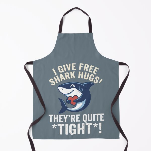 Item preview, Funny Shark Hugs Tight Hug Ocean Predator Marine Humor designed and sold by Amir Faysal.