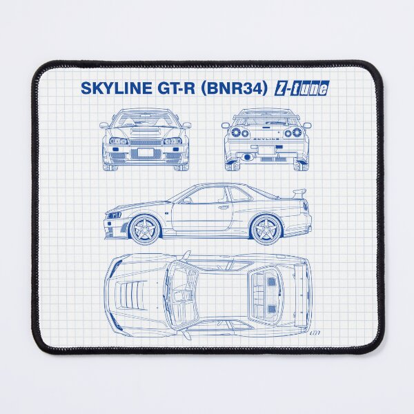 Item preview, Blueprint - Skyline GT-R (R34) Z-Tune (White Version) designed and sold by m-arts.