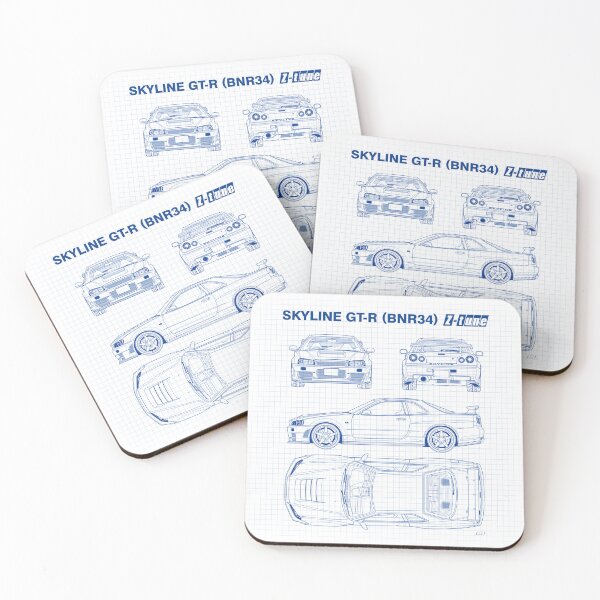 Item preview, Blueprint - Skyline GT-R (R34) Z-Tune (White Version) designed and sold by m-arts.