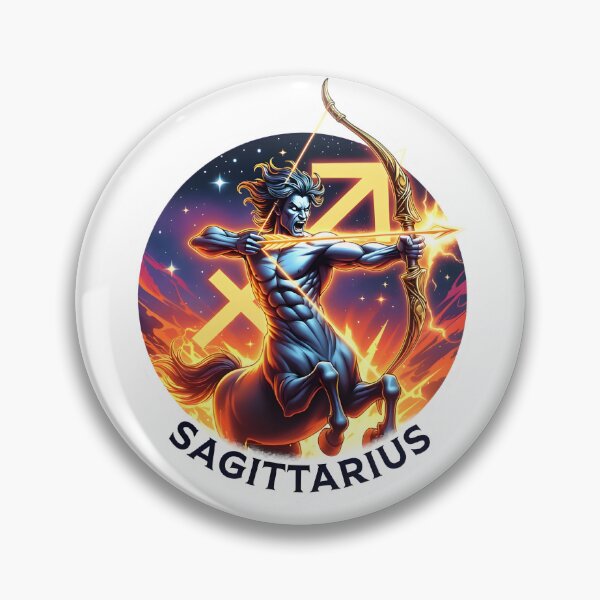 Item preview, Sagittarius Zodiac Centaur Archer designed and sold by Zodiac Celestial Art.