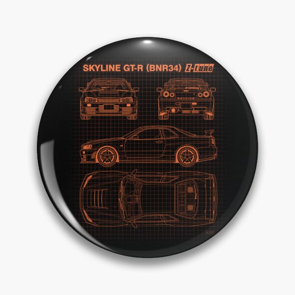 Item preview, Blueprint - Skyline GT-R (R34) Z-Tune (Black Version) designed and sold by m-arts.