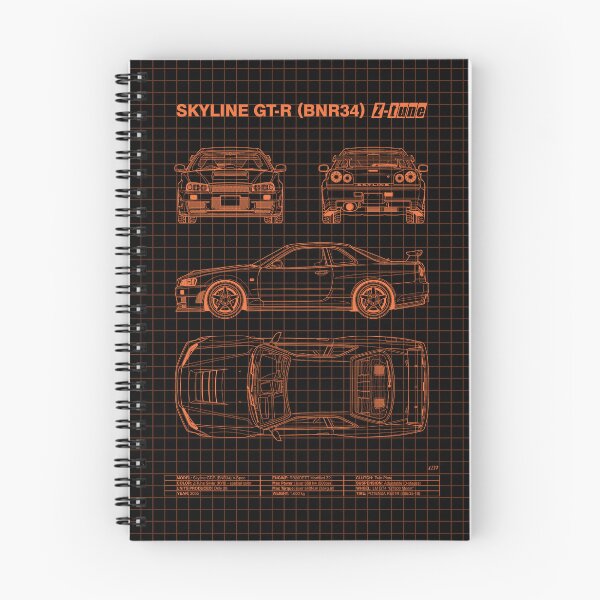 Item preview, Blueprint - Skyline GT-R (R34) Z-Tune (Black Version) designed and sold by m-arts.