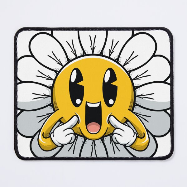 Item preview, Happy Daisy Flower Making a Funny Face designed and sold by ndesigne.
