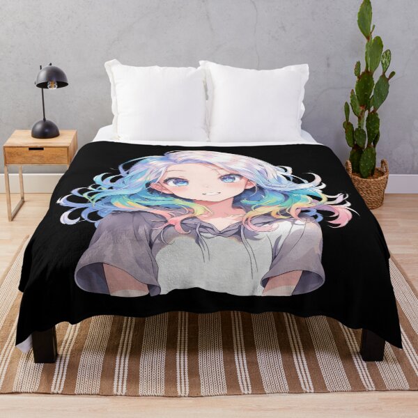 Item preview, Happy Sunny – Cute Rainbow Anime Girl designed and sold by bella-rosa87.