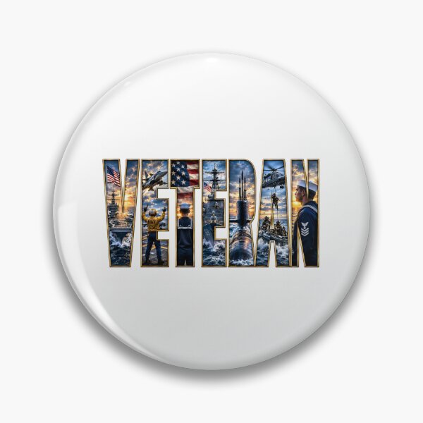 Item preview, VETERAN – U.S. Navy Tribute Military designed and sold by Dad Duty Designs.