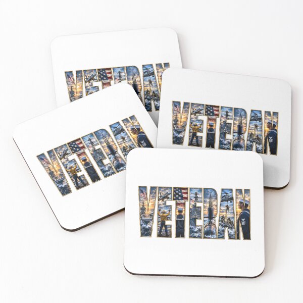 Item preview, VETERAN – U.S. Navy Tribute Military designed and sold by Dad Duty Designs.