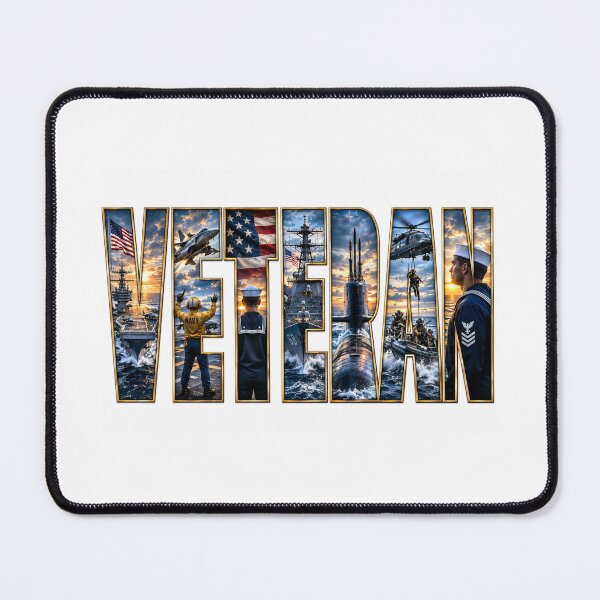 Item preview, VETERAN – U.S. Navy Tribute Military designed and sold by Dad Duty Designs.